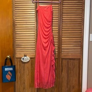 Beautiful coral dress